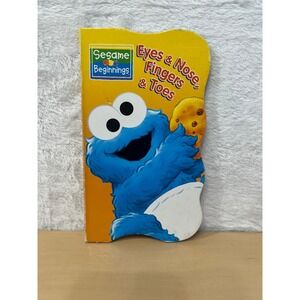 Sesame Beginnings Eyes Nose Fingers Toes Board Book Cookie Monster